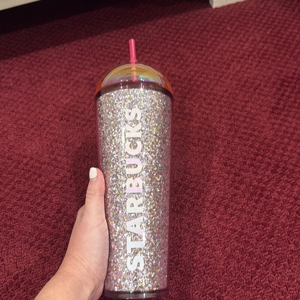Starbucks Sparkle Dome Lid Cold Cup Tumbler, 24 oz host pick - Picture 6 of 15